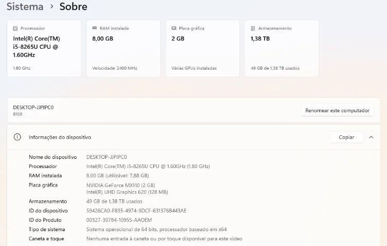 Vendo ou troco Notebook Lenovo com SSD e Placa de vídeo - Foto 2