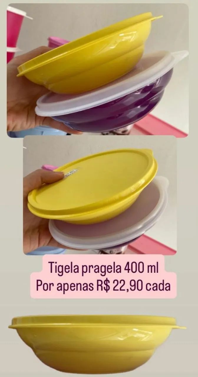 Tigela Tupperware Pragela 400ml - Utensílios Para Cozinha