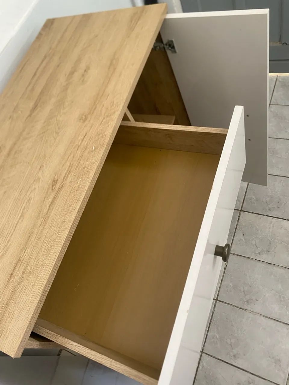 Cômoda com 4 gavetas e porta(usada) - Foto 4