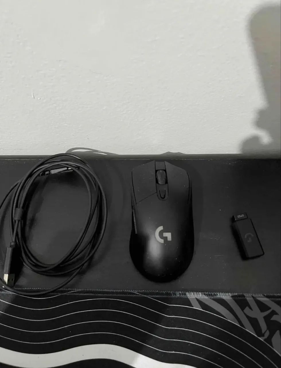 Mouse, teclado, microfone e soundbar