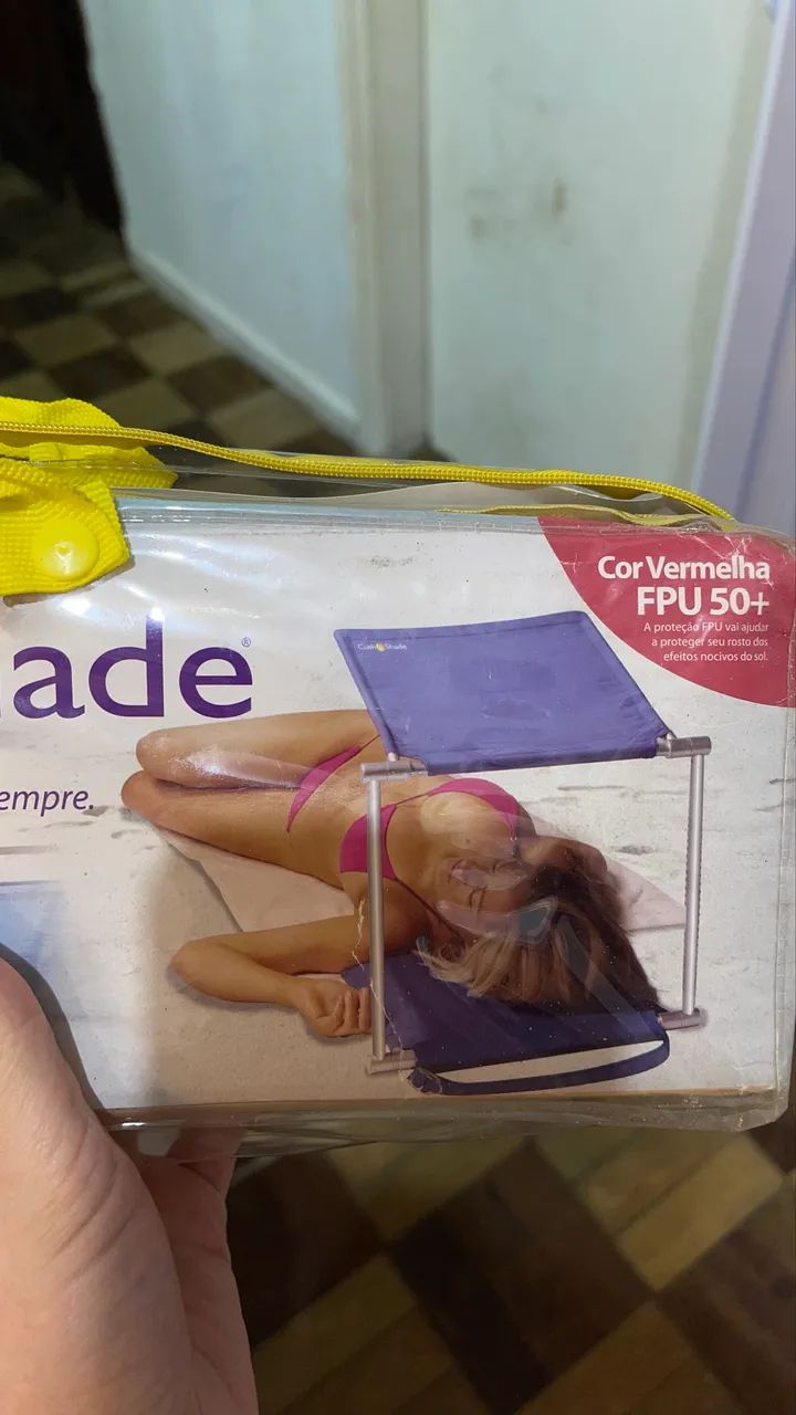 Telhadinho de sol para proteção de raios UV no rosto - Foto 4