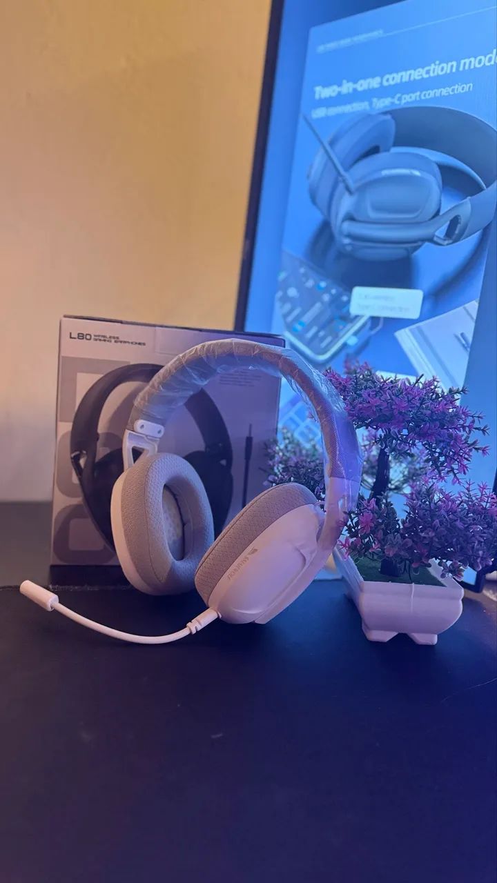 Headset Gamer SMAILWOLF L80 Bluetooth 3 Modos com Microfone - Foto 2
