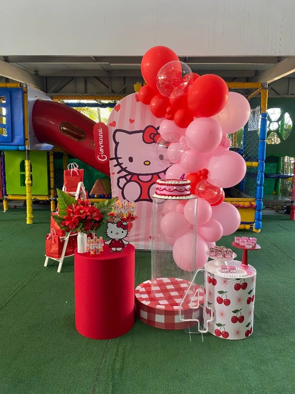 Decoração hello Kitty festa - Foto 2