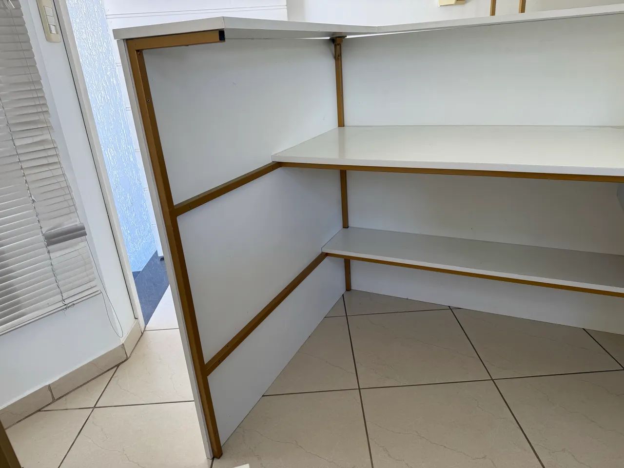 Balcão Caixa MDF e Ferro com Gaveta  - Foto 3