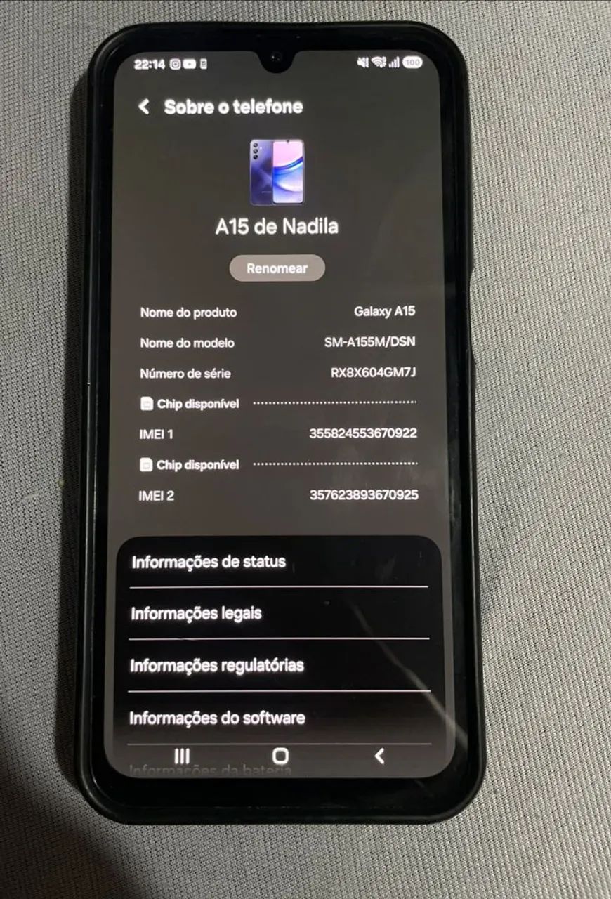 Celular a15 samsung 