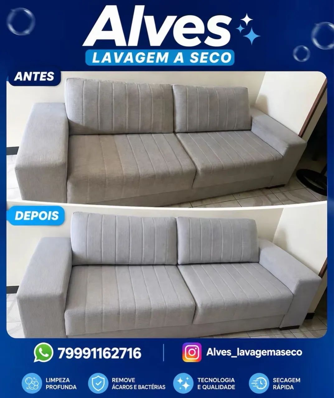 Alves lavagem a seco - Foto 5