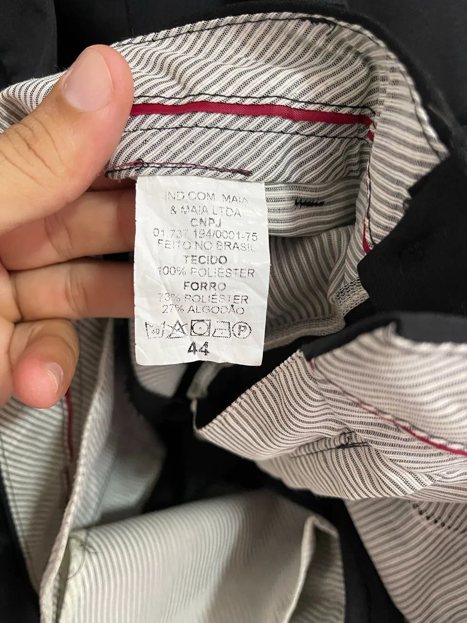 Terno e calça preto slim Novo 50/44  - Foto 2