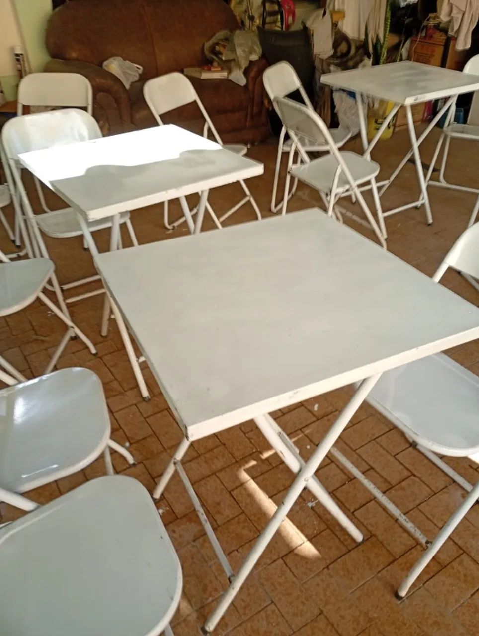 Mesma com cadeiras ferro usadas - Foto 4