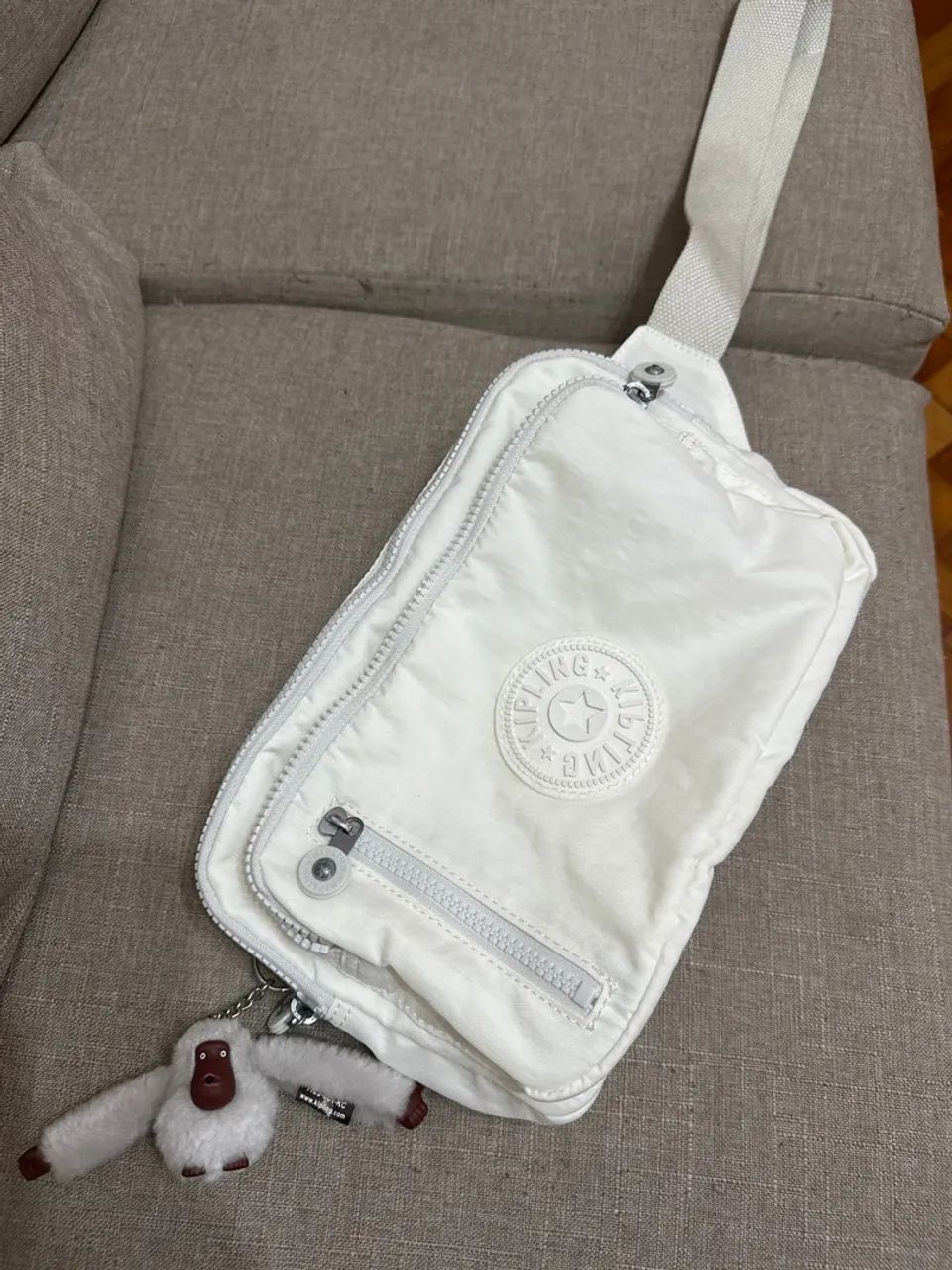 Bolsa Kipling original pochete transversal 