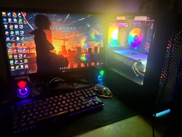 PC GAMER COMPLETO ? Ryzen 7 + RX 580 8GB | MONITOR 24? 75Hz | RGB - Foto 3