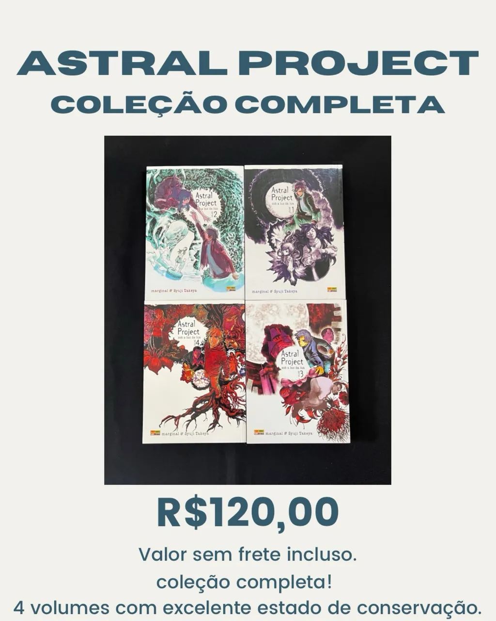Mangá astral project coleção completa 