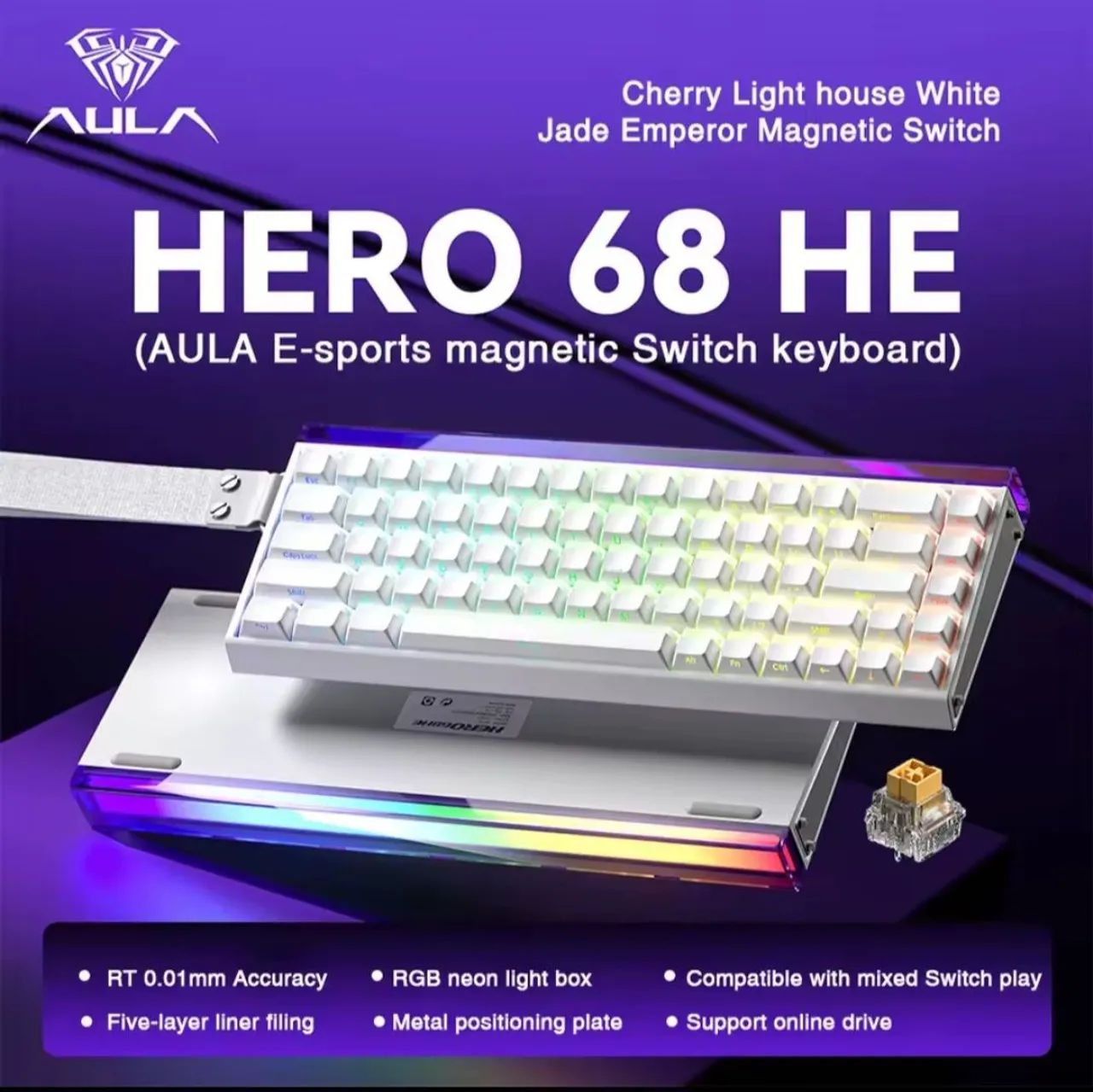 AULA HERO 68HE PREMIUM - WHITE LIGHT HOUSE - Foto 4