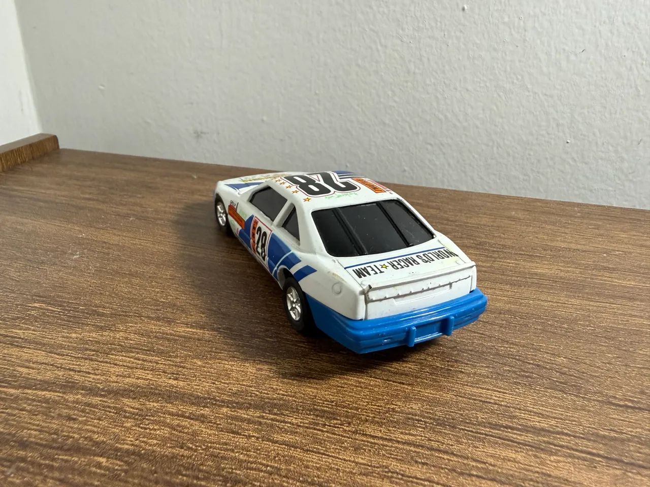 Carro de corrida Nascar ano 1990 ferra miniatura  - Foto 4