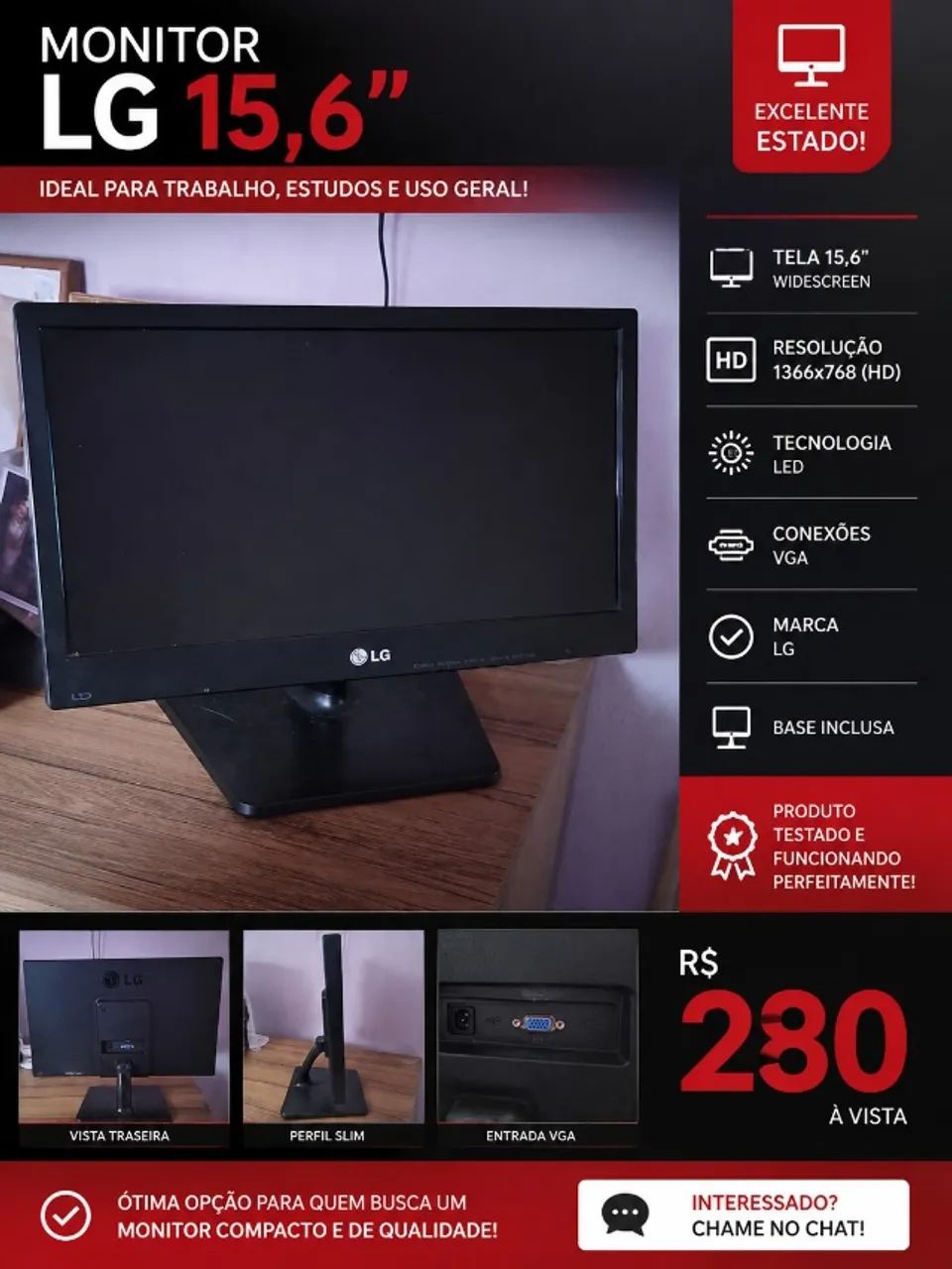 ? Monitor LG 15,6"