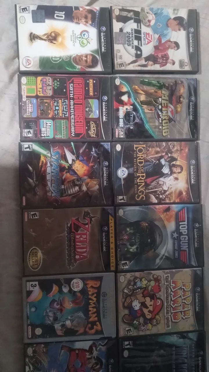 Jogos de vídeo game, game cube 