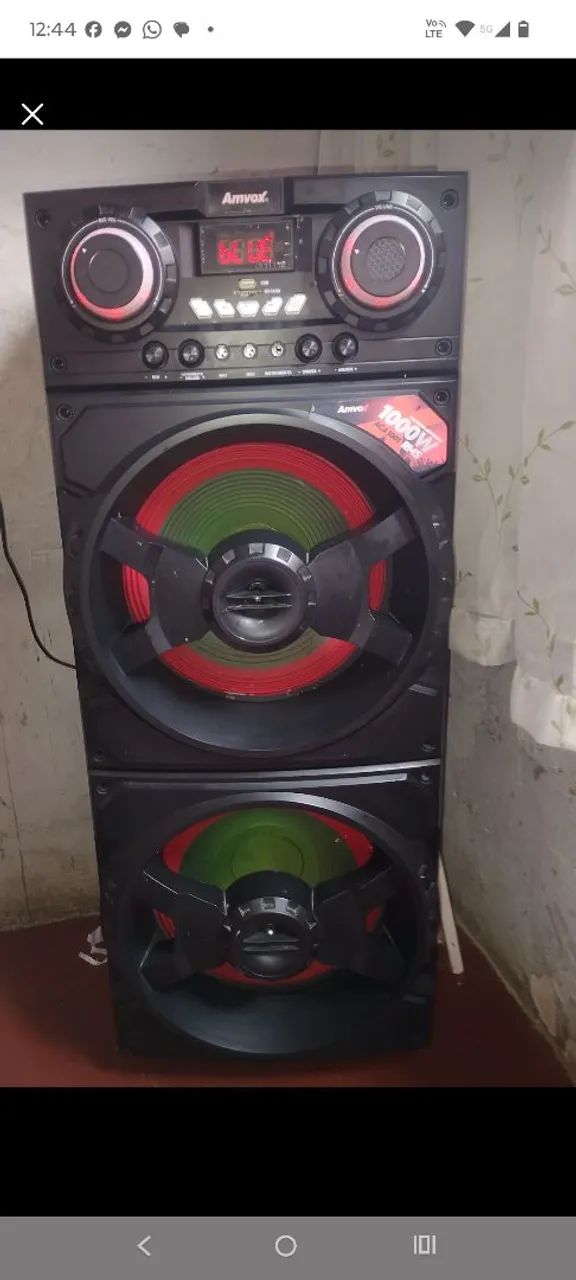 Vendo caixa de som amvox