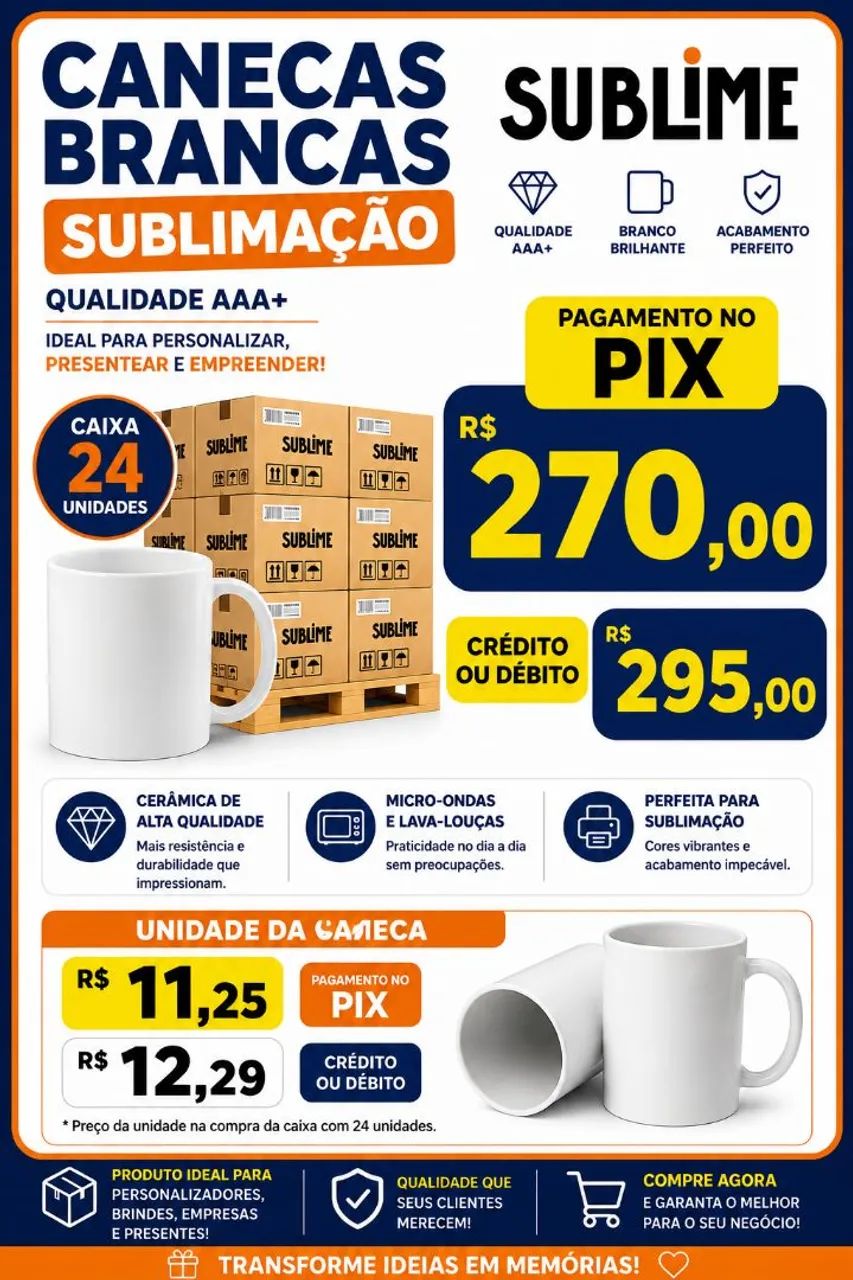 Canecas porcelanas Insumos - Foto 2