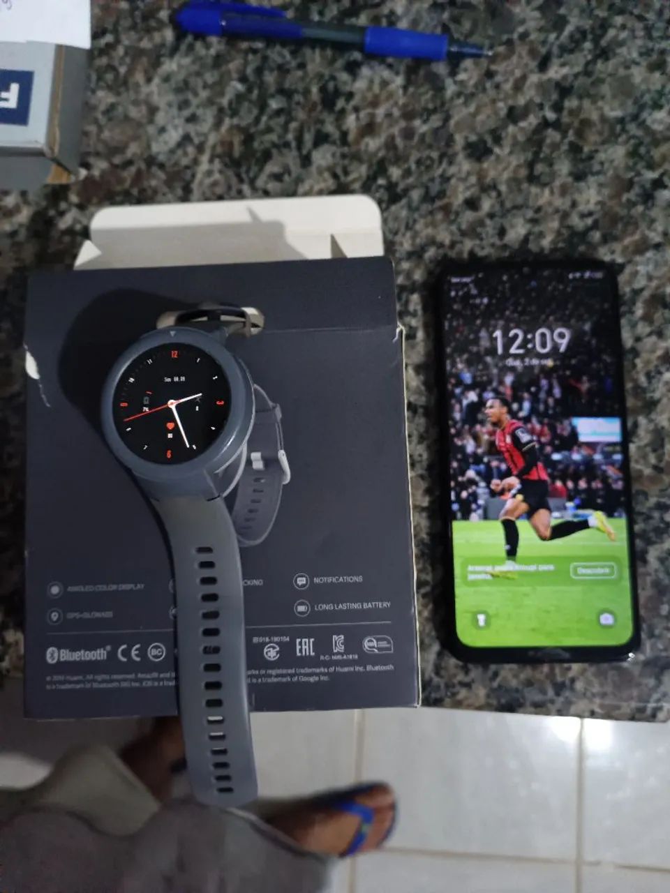 Vende-se ou troca-se um celular e um relógio smartwatch xiaumi  - Foto 2