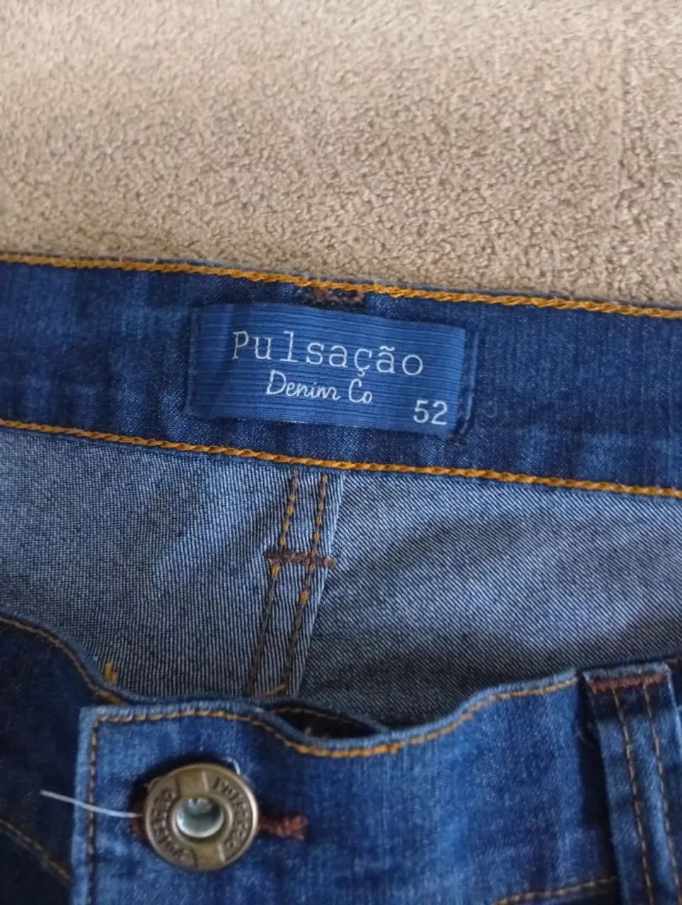 Calça jeans masculina plus size 52 - Foto 2