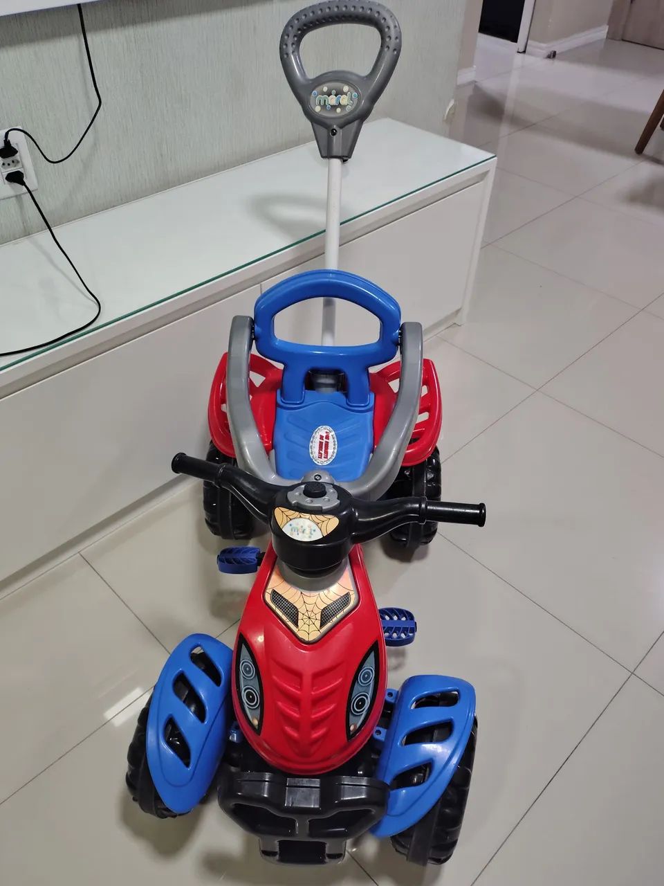 Spider Quadriciclo Com Haste