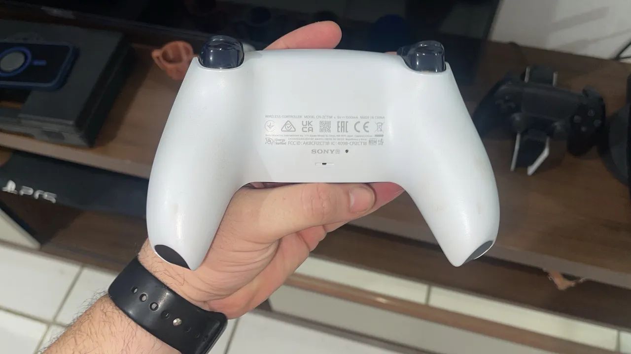 Controle PS5 DualSense Branco - Foto 2