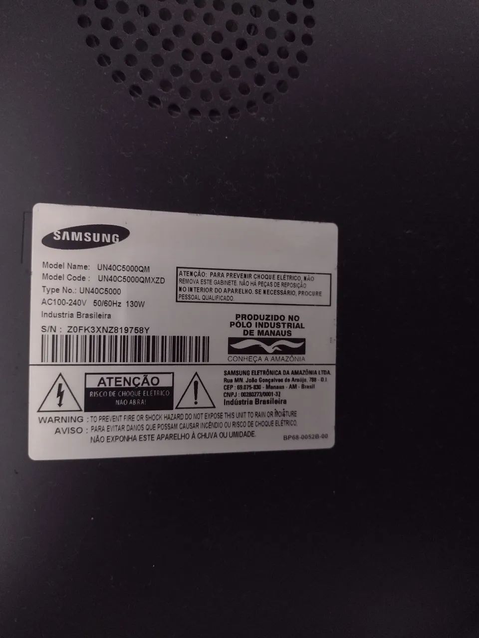Tv Samsung 40 (Leia a descrição) - Foto 4