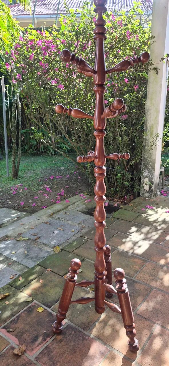 Cabideiro vertical madeira maciça - Foto 4