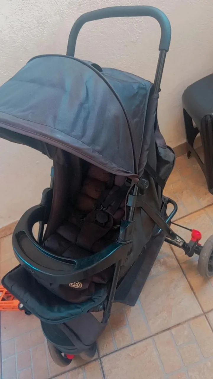 Carrinho e cadeirinha de introdução alimentar 