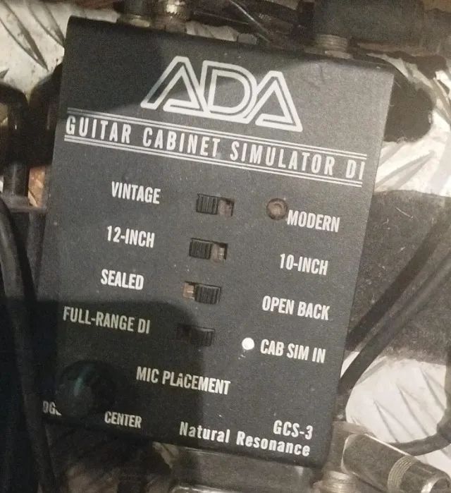 Pedal simulador de Falante ADA - GCS-3 (Guitar Cabinet Simulator