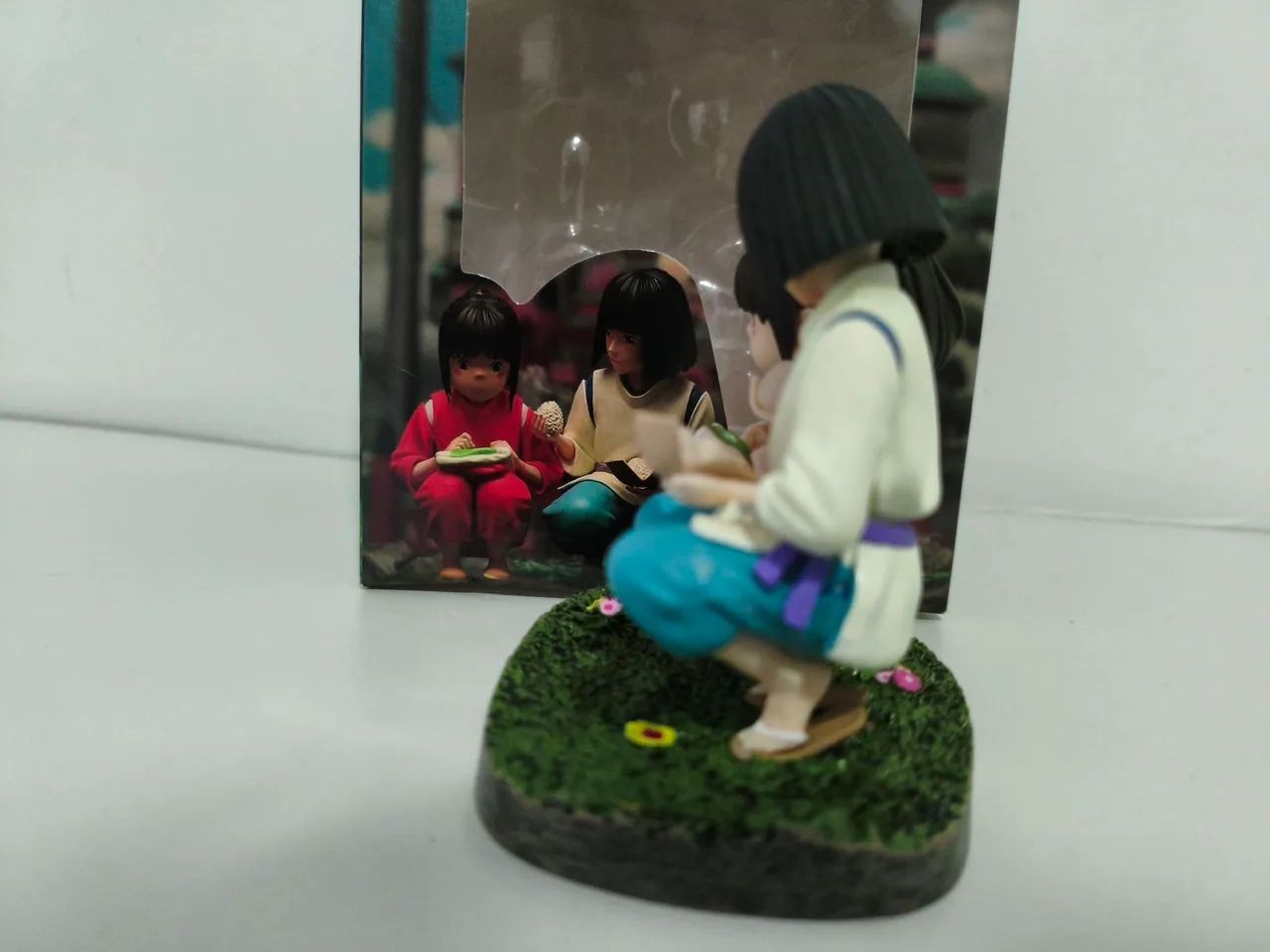 Action Figure Chihiro e Haku cena da comida material PVC  - Foto 5