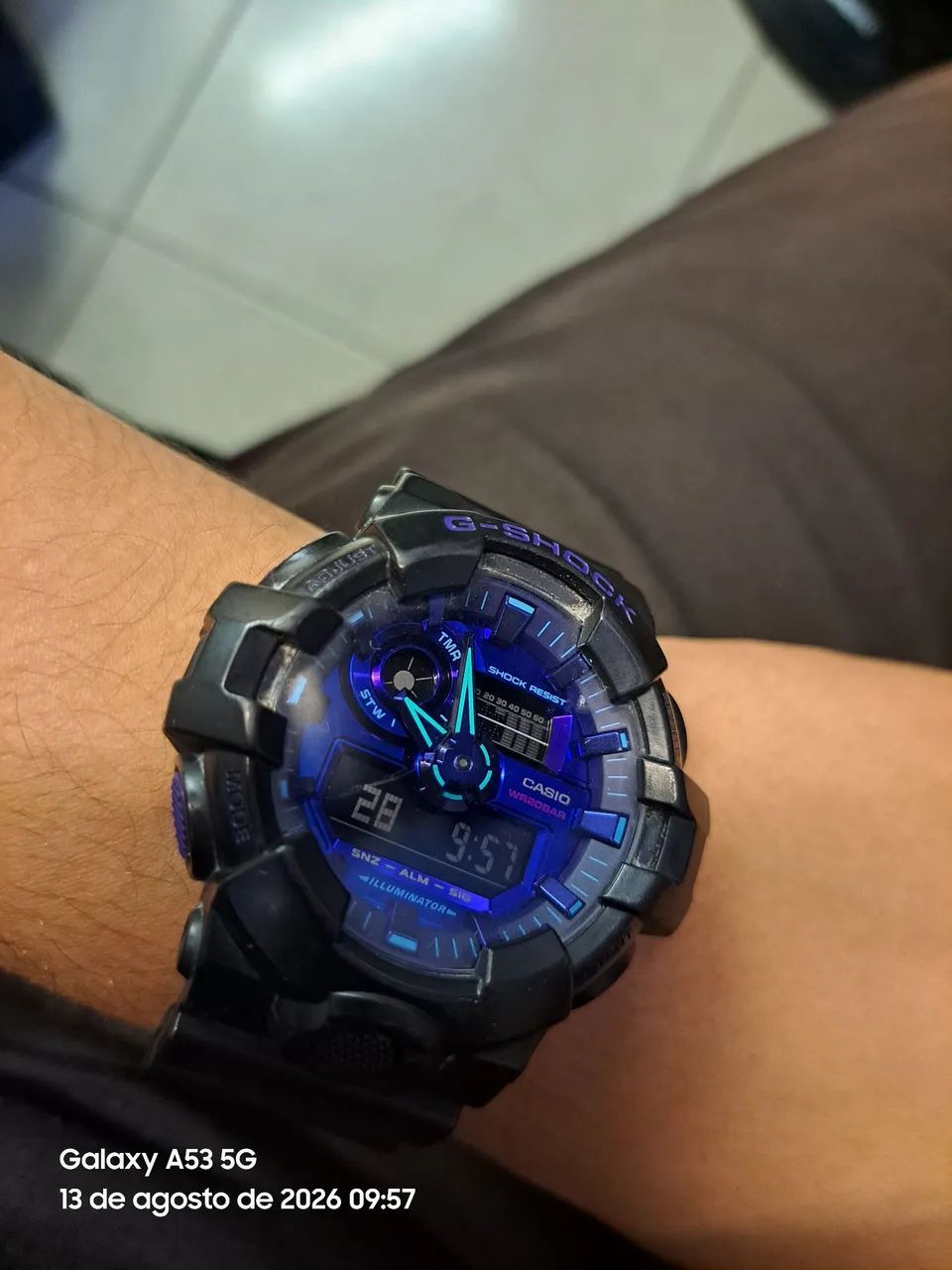 Relógio G Shock edição limitada Duas cores preto - Foto 4