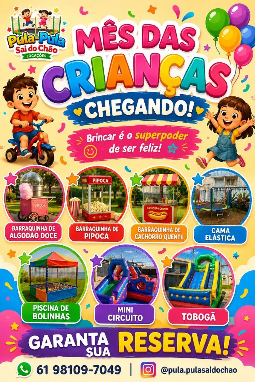 Aluguel de brinquedos 