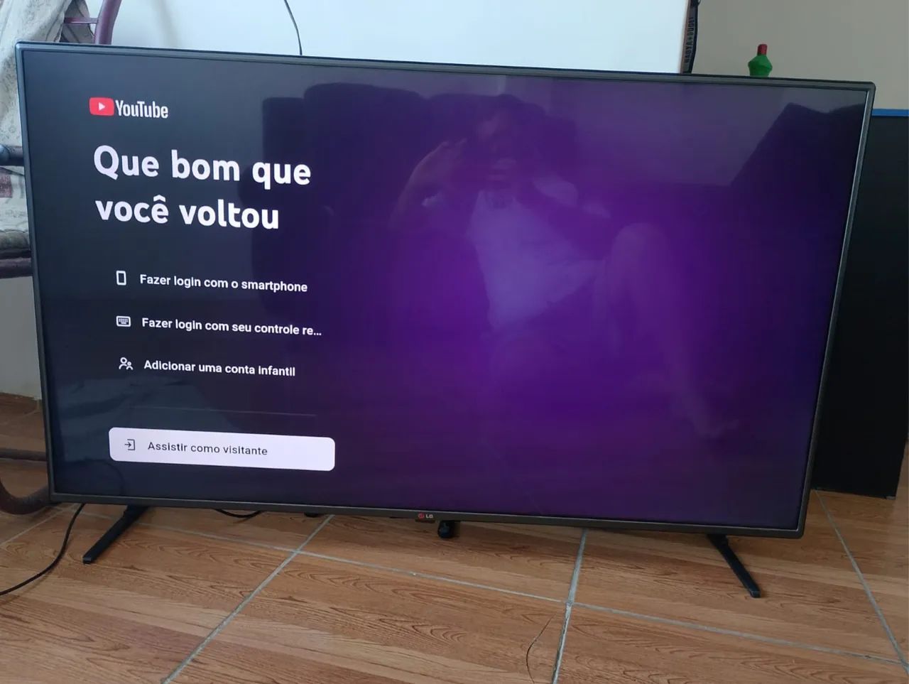 Tv LG smart bluetooth 4k 55 polegadas muito nova imagem perfeita 