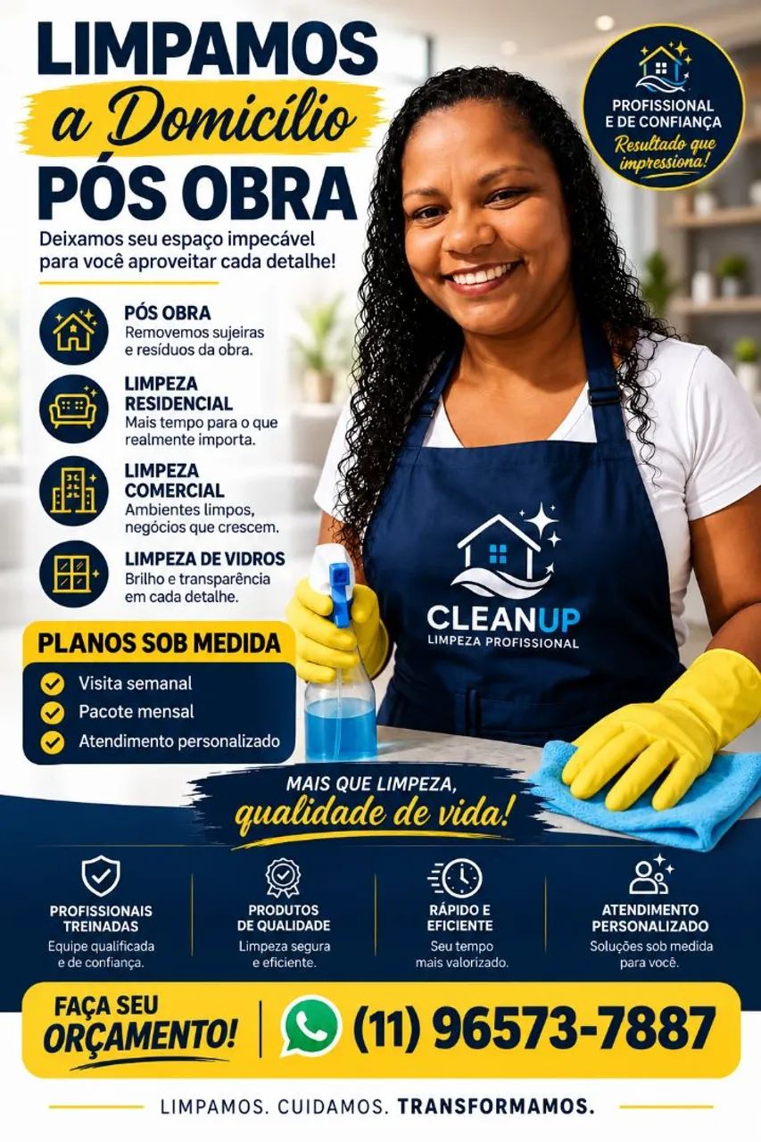 Limpeza a domicílio 