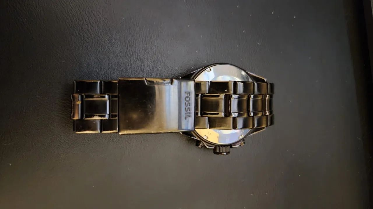Relógio Fossil Decker CH2601 preto com caixa e manual - Foto 4