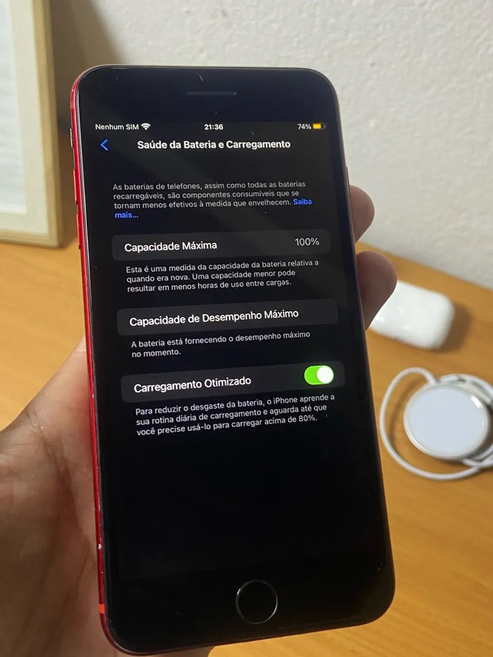 iPhone 8 Plus bateria 100% - Foto 2
