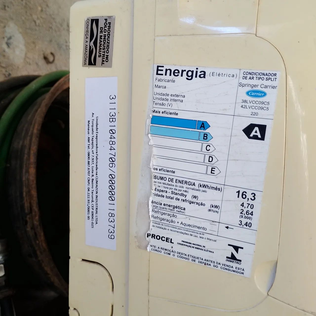 Ar condicionado split Carrier inverter 9000btus - Foto 4