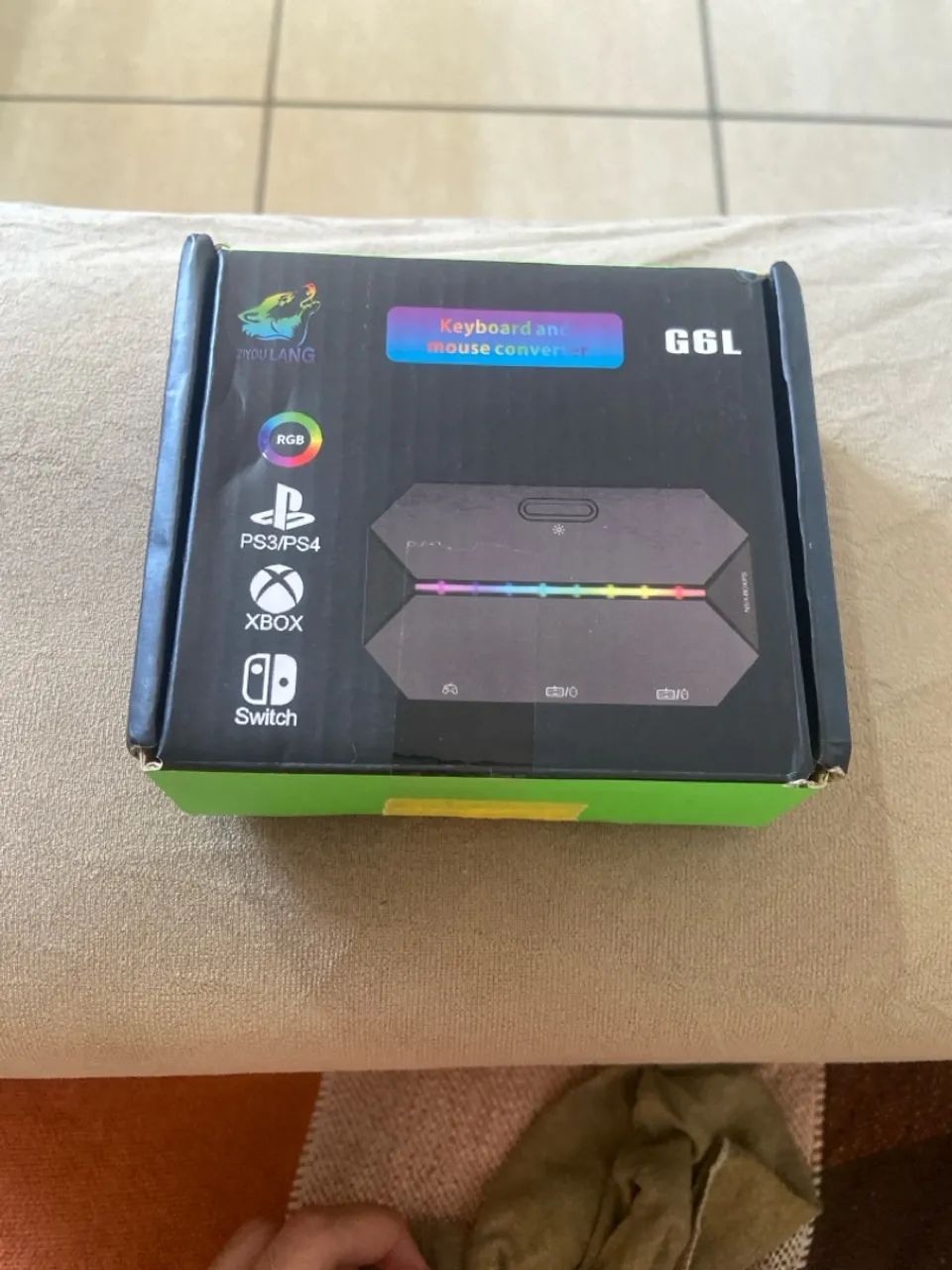 Adaptador Mouse e teclado para console 
