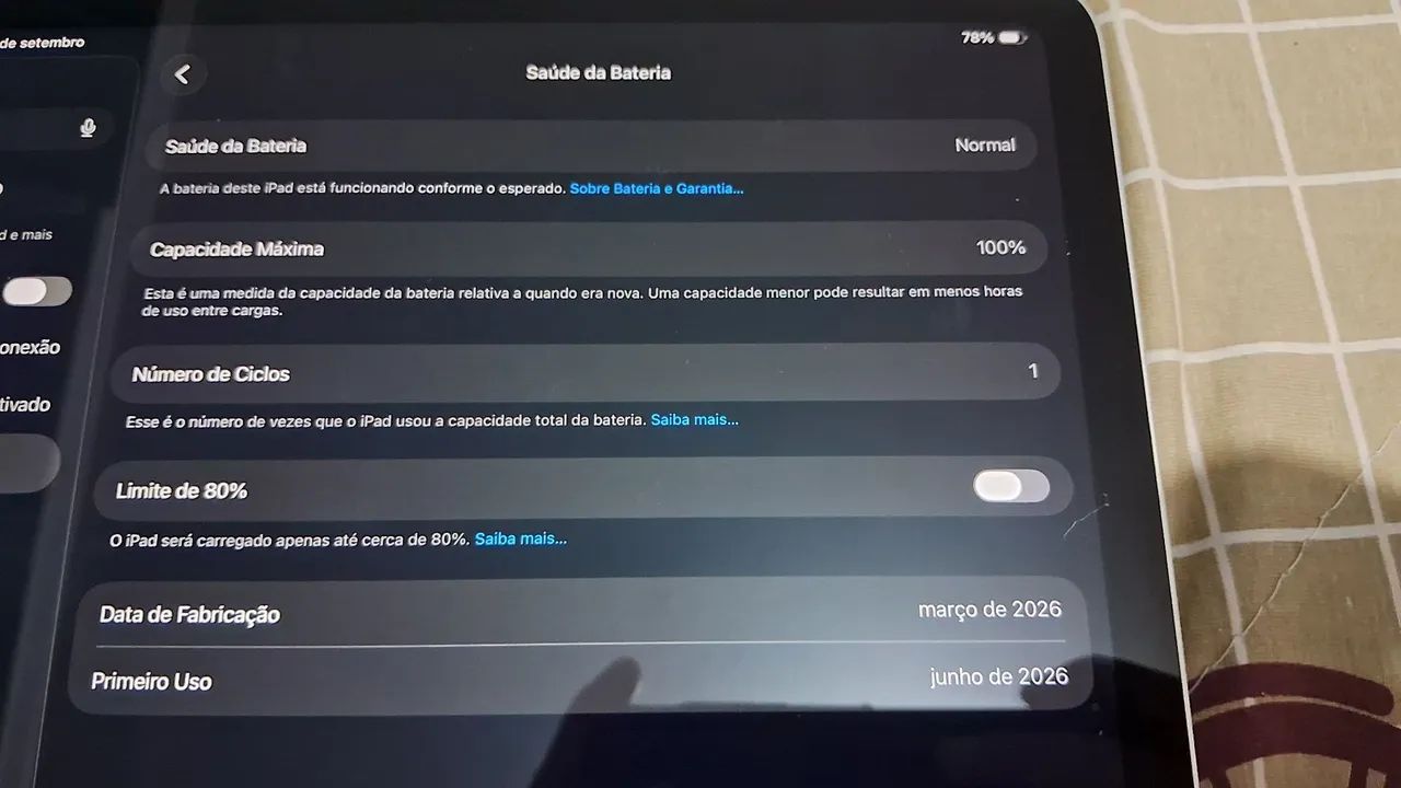 iPad A16 128GB Wi-Fi Prata | 1 Ciclo | Impecável - Foto 3
