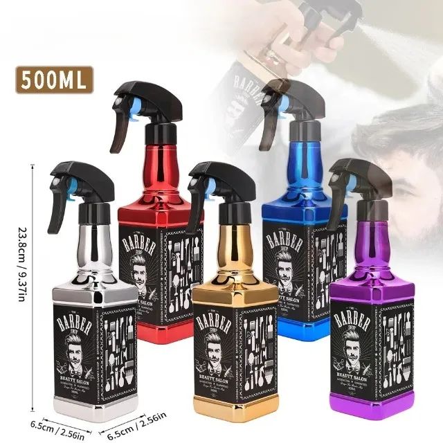 PRONTA ENTREGA Garrafa Spray Barbearia ou Multi uso 500ML - Foto 2