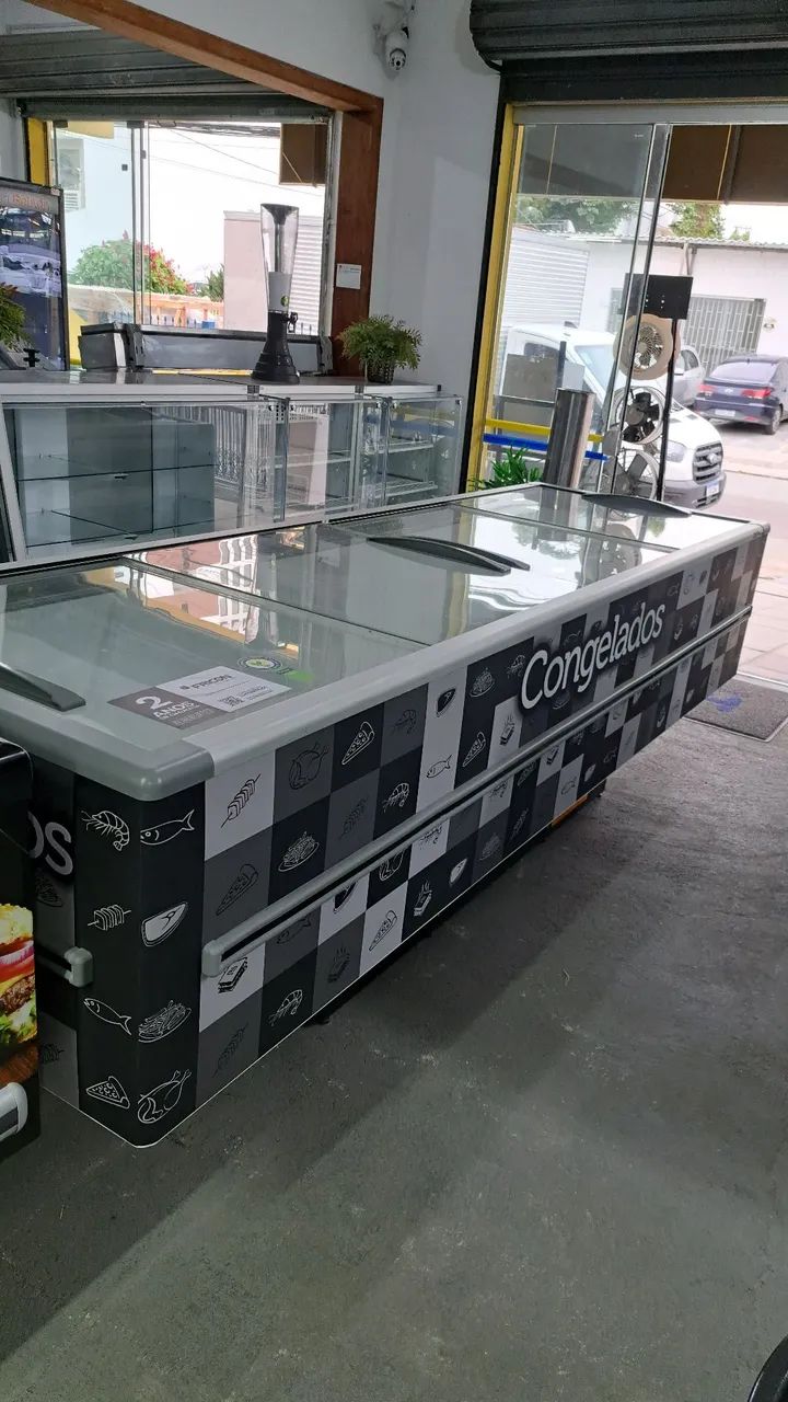 Ac ilha de congelados Freezer 3 mts 