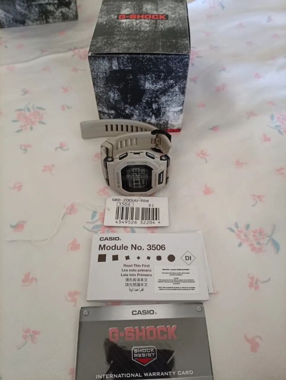 Relógio Casio G-Shock GBD-200UU-9DR Original Completo com Caixa e Manual