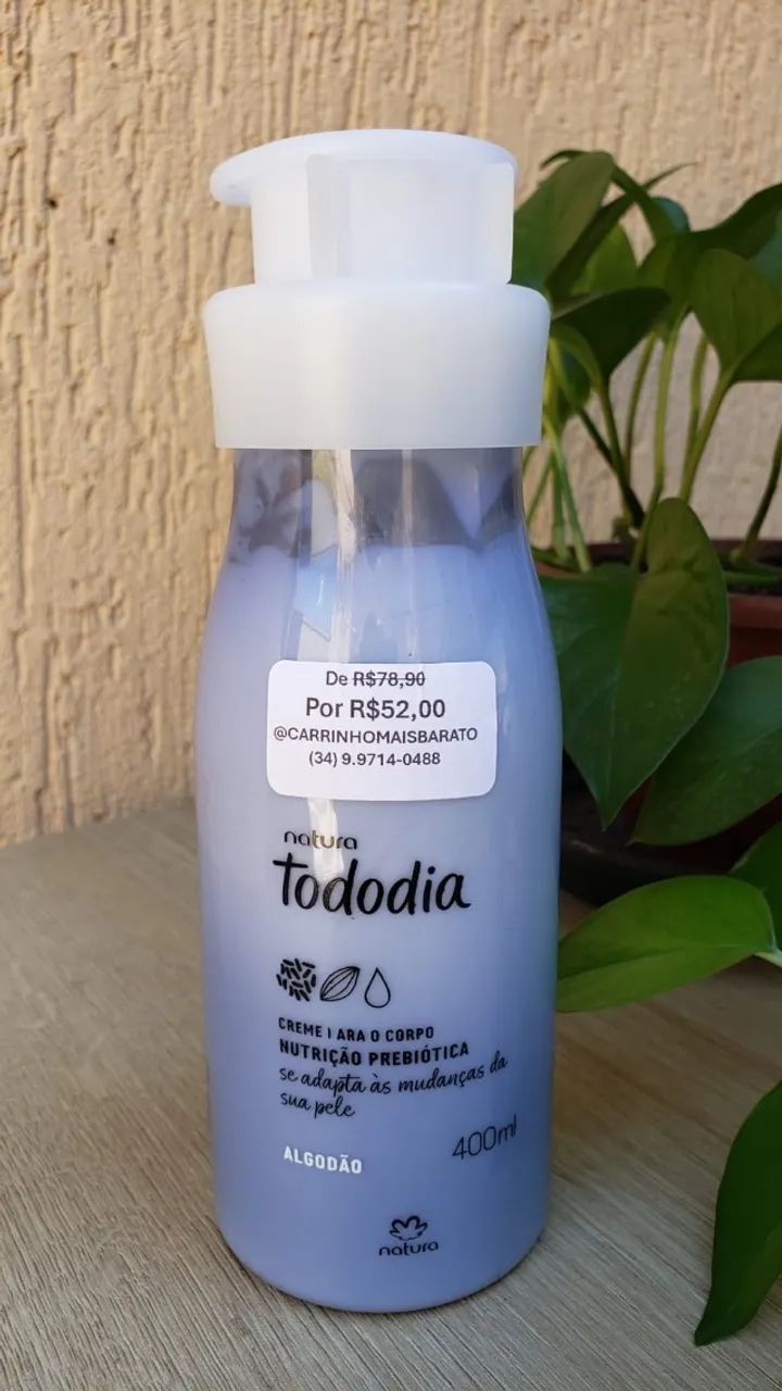 Creme Hidratante Corporal Natura Tododia - Foto 3
