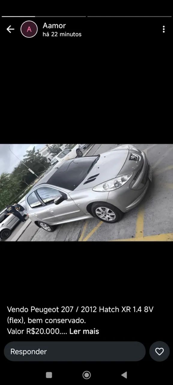 Peugeot 207 207 XR 1.4 FLEX 8V 5P 2012