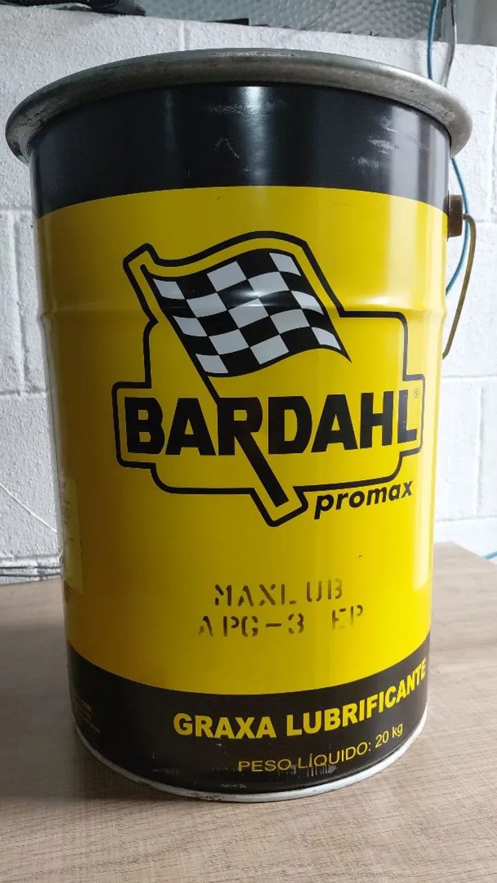Graxa Lubrificante Bardahl Promax Maxlub APG-3 EP 20kg - Alta Performance- Novo