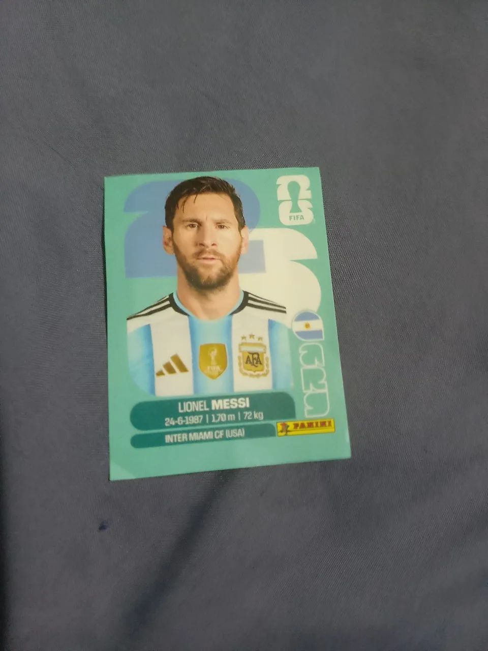 Figurinha messi 