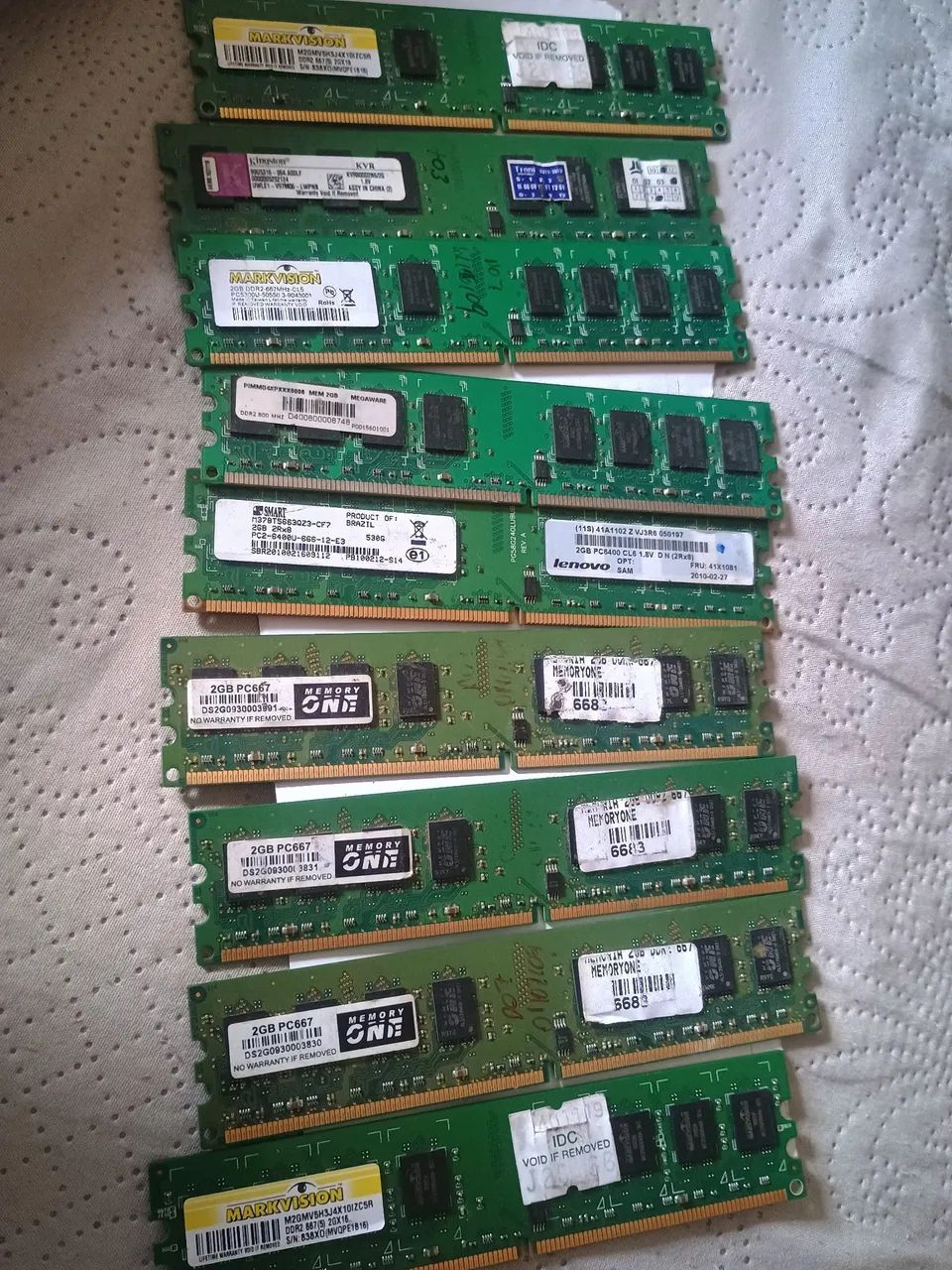 Vendo lote de memória ddr 2 - Foto 4