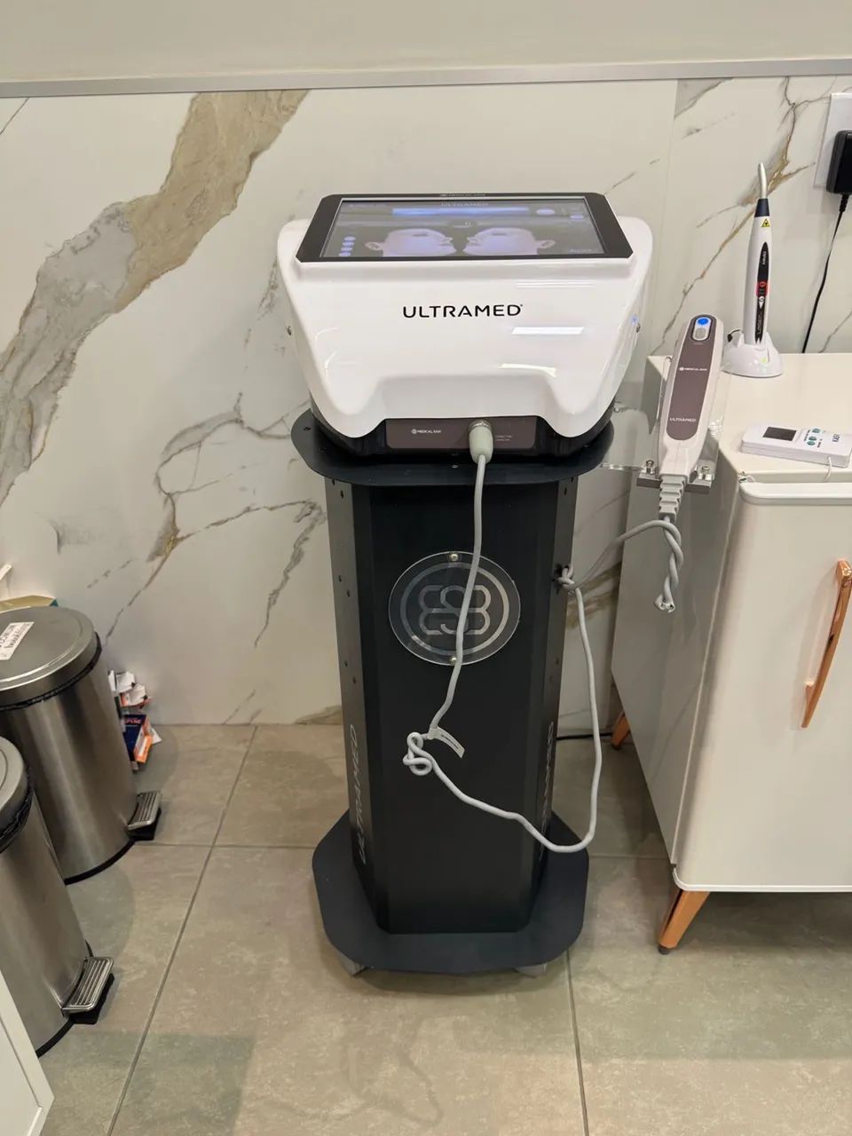Ultrassom micro e macro focado com 5 ponteiras ultramed 