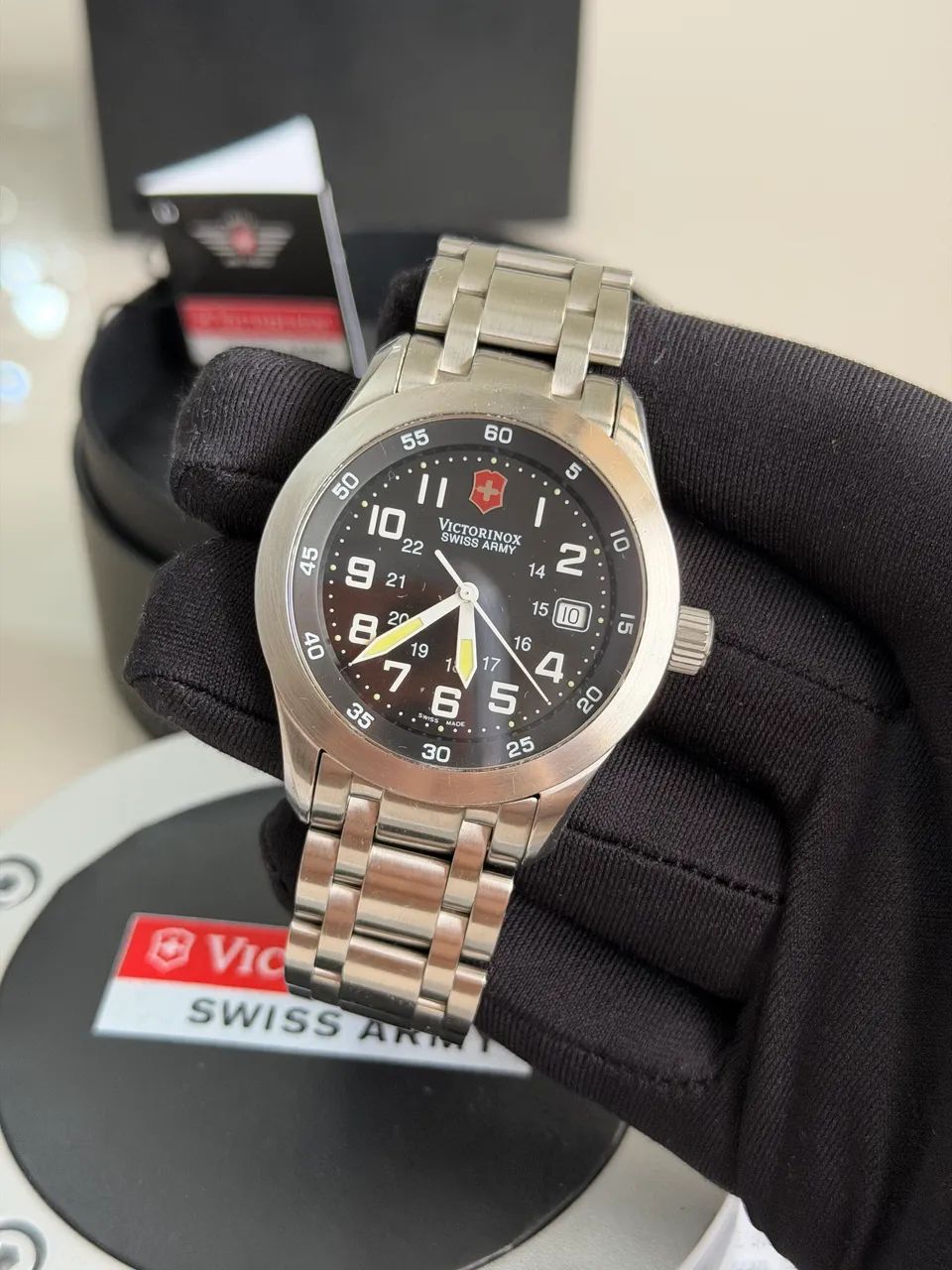 Relógio Victorinox Airboss Quartz usado - Foto 3
