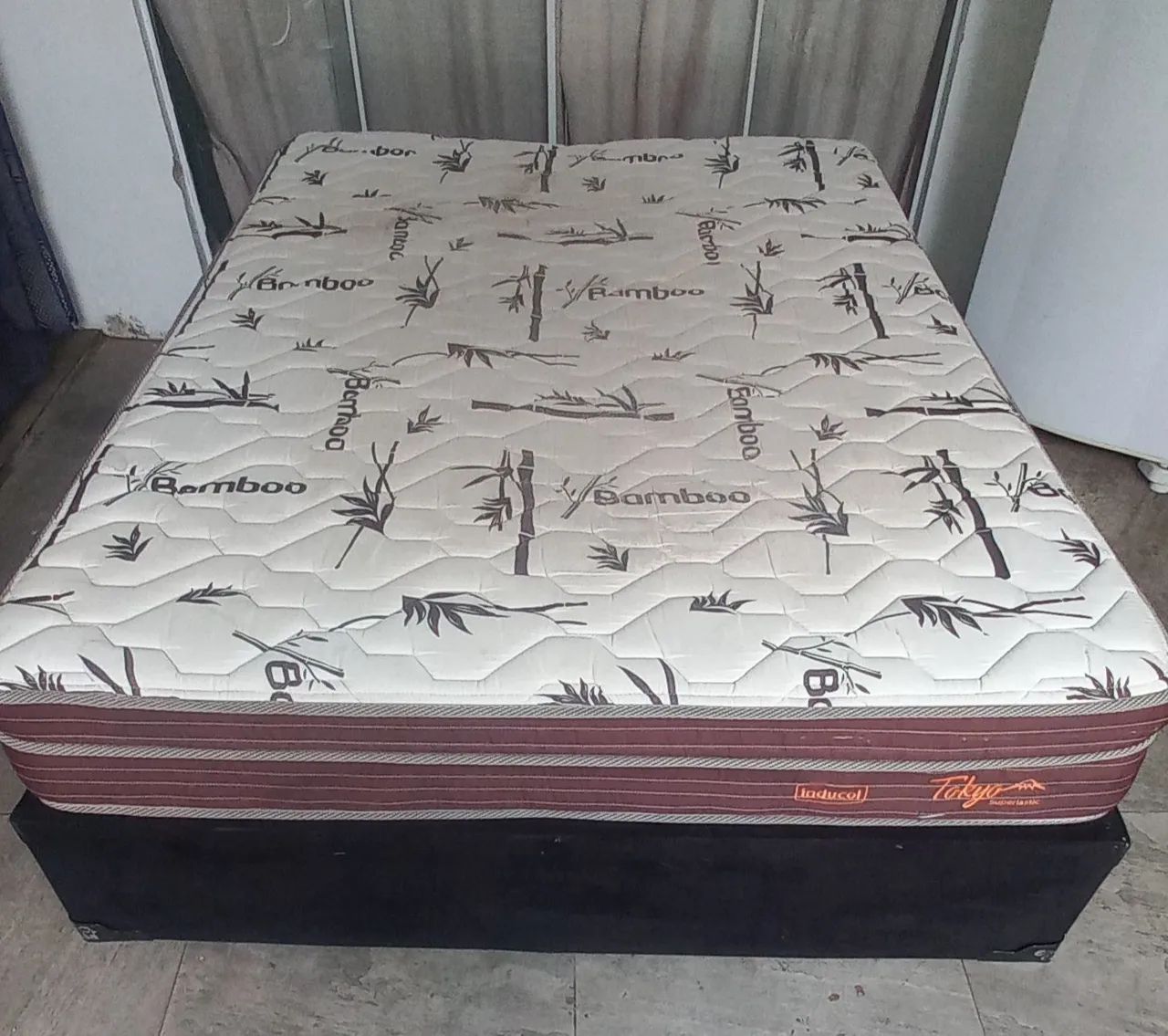 Cama box casal bamboo c/entrega 